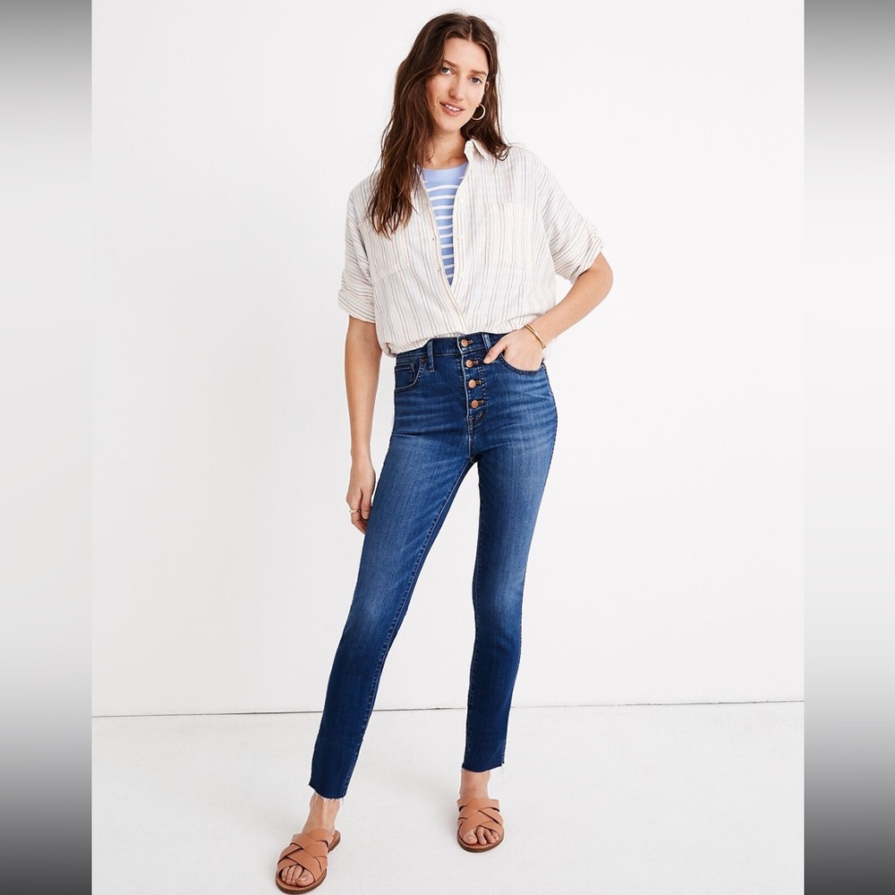 Madewell 10” High Rise Skinny Crop Jeans 27